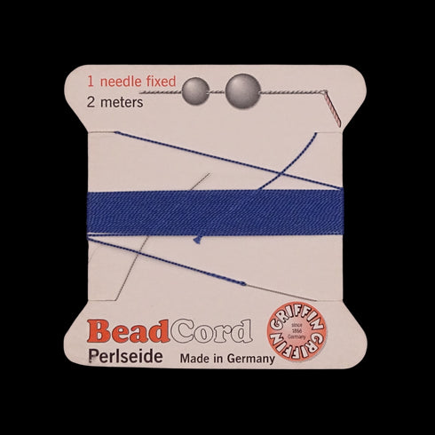 Griffin Silk Thread Dark Blue No. 1 - 0.35mm